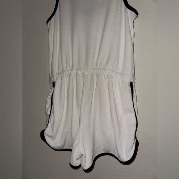 Faherty Cabana White and Black Jumpsuit with Relaxed Fit, Small - Picture 9 of 9